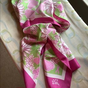 Lily Pulitzer and Ford Breast Cancer scarf